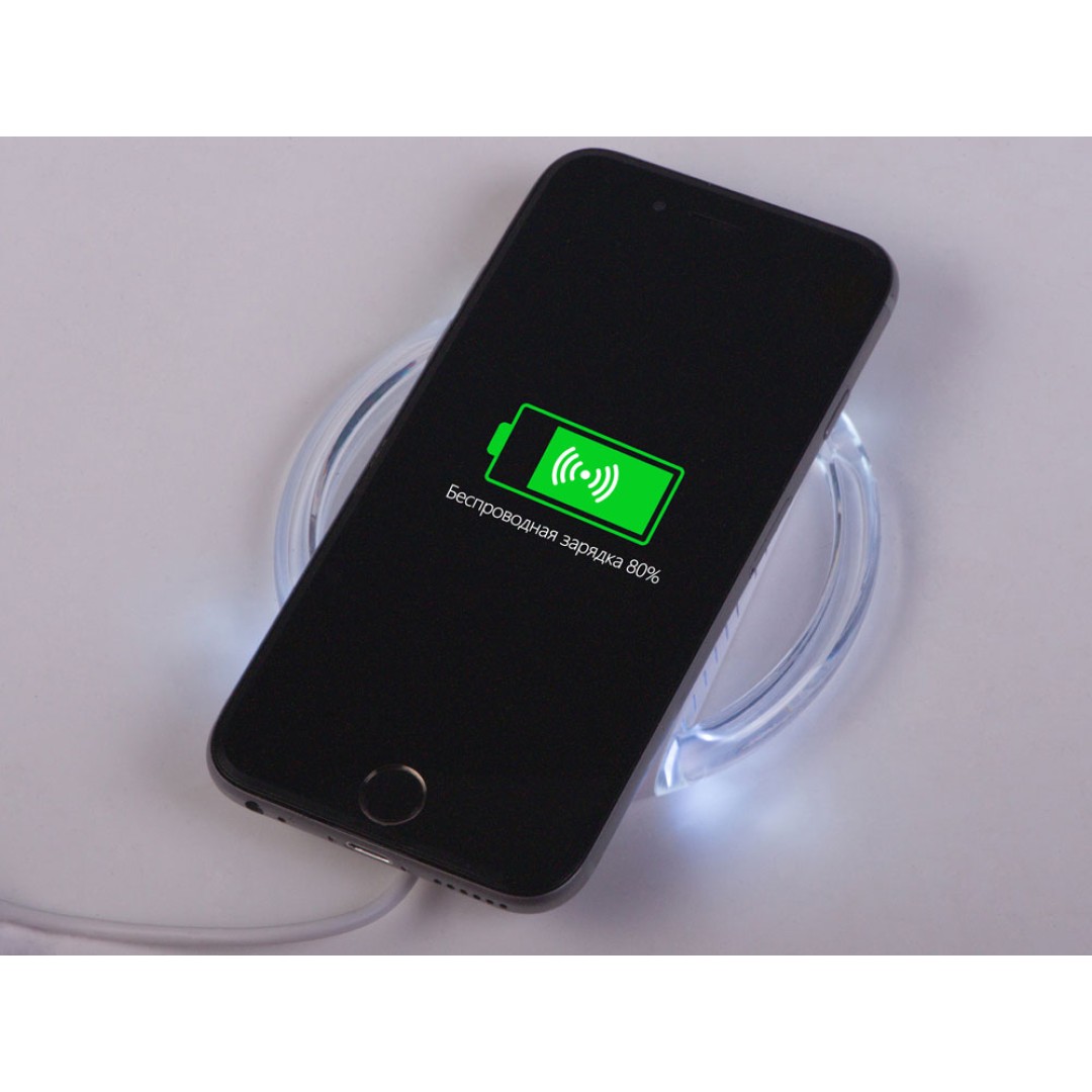 Беспроводное зарядное устройство "Cos", 5 Вт, белый