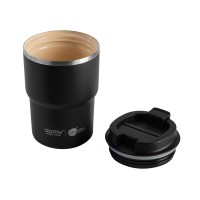 Вакуумная термокружка с внутренним керамическим покрытием «Coffee Express», 360 мл, черный