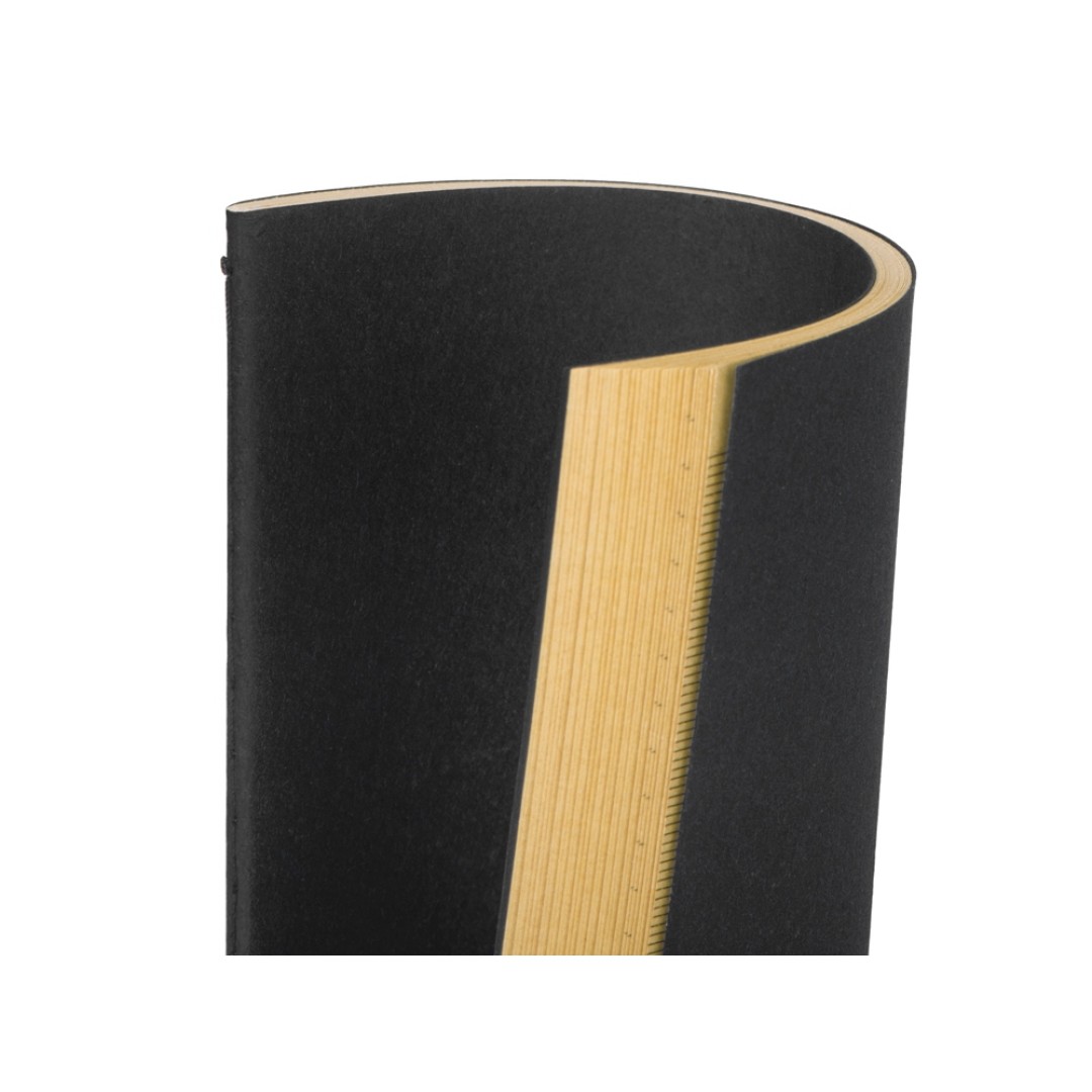 Блокнот "Monet", гибкая обложка A5 из моющегося крафта, 32 листа, черный