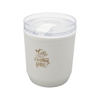 Hudson кружка из переработанного пластика с двойными стенками объемом 180 мл, белый