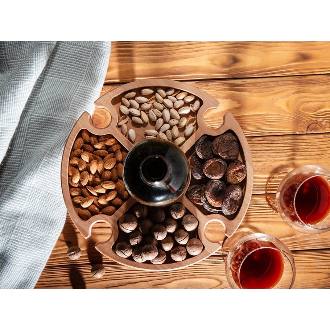 Деревянный столик на складных ножках "Outside party"