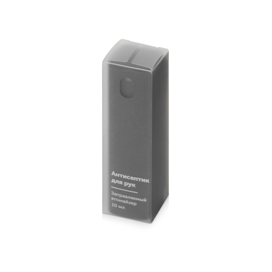 Антисептик для рук перезаправляемый, 10 мл., черный