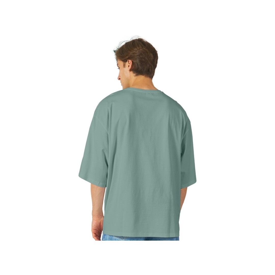 Футболка Berlin к/р оверсайз, 100% хлопок, 180гр, пыльно-бирюзовый