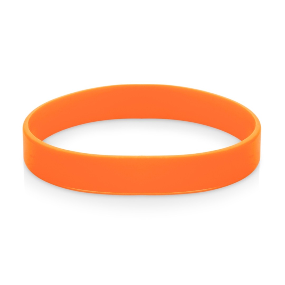 Силиконовый браслет "Forest" 202*12 мм, оранжевый
