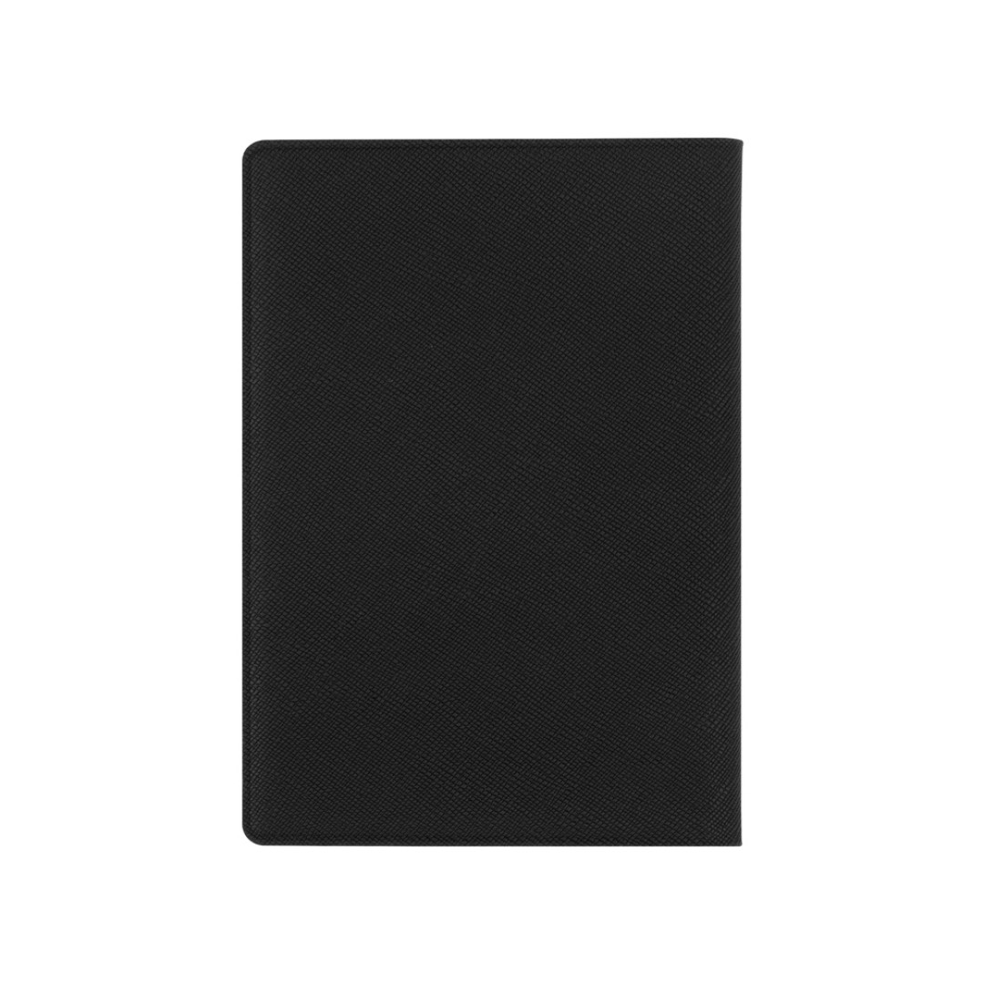 Обложка для паспорта с RFID защитой отделений для пластиковых карт "Favor", черная