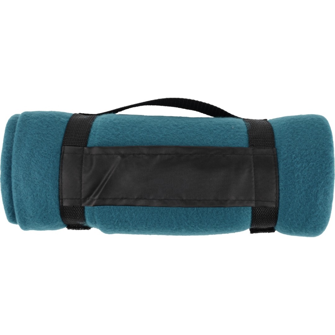 Плед «Нежность», серо-синий