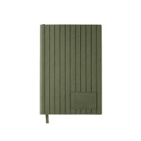 Блокнот А5 "Bradbury", гибкая обложка, 80 листов 80 гр/м2 FSC бумага, оливковый