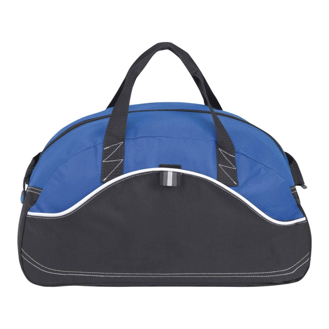 Сумка спортивная "Boomerang", черный/ярко-синий