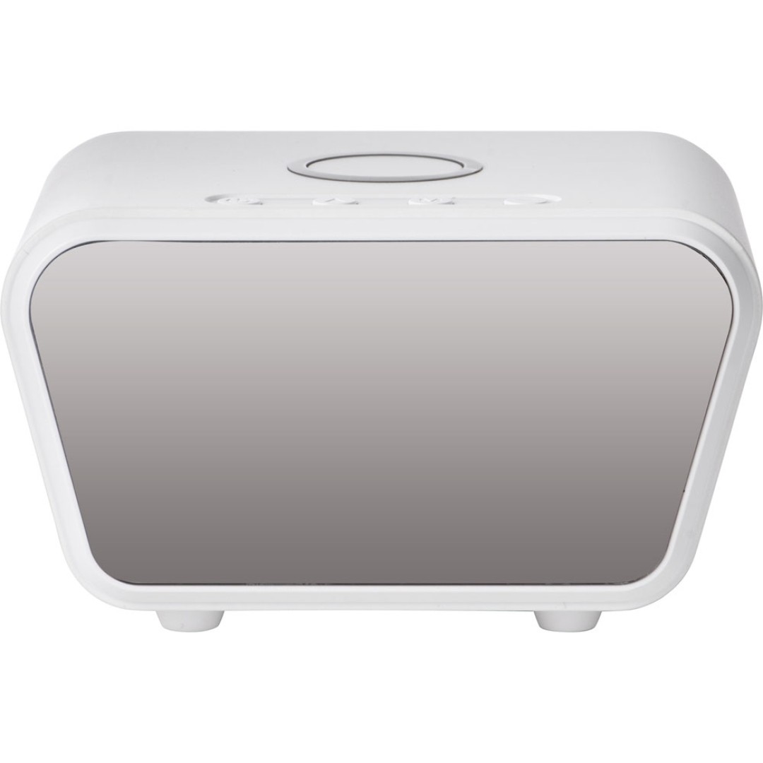 Настольные часы с функцией беспроводной зарядки "Wake", 10 Вт (Р)