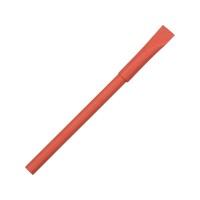 Ручка картонная с колпачком "Recycled", красный (Р)