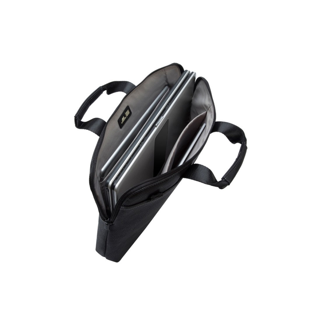 Сумка для ноутбука 15.6" из кожзама 8930, черный