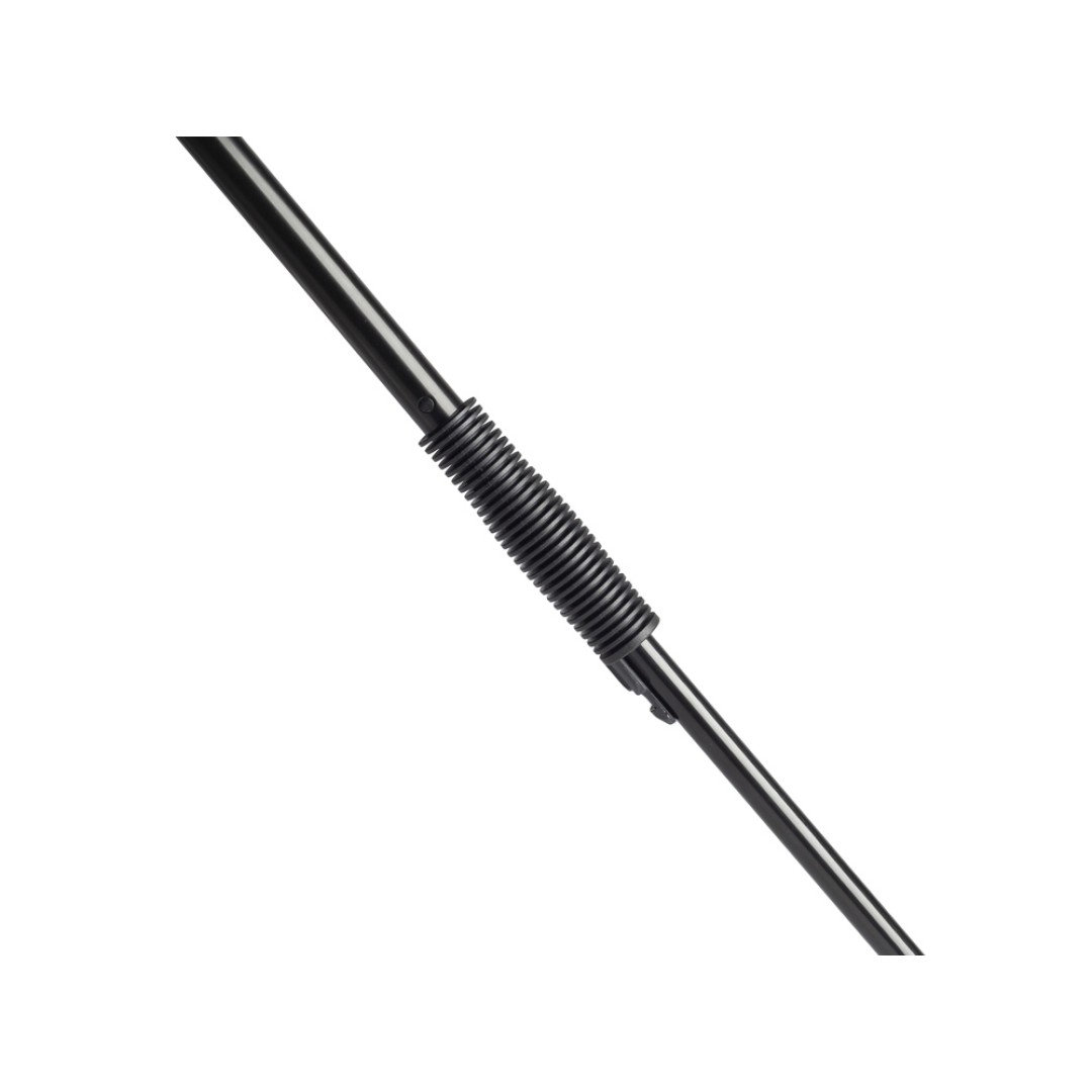 Зонт-трость 7915 Carbon» с куполом из переработанного пластика, полуавтомат, черный