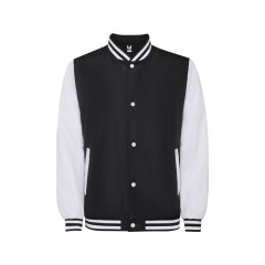 Бомбер утепленный «California» унисекс, черный/белый