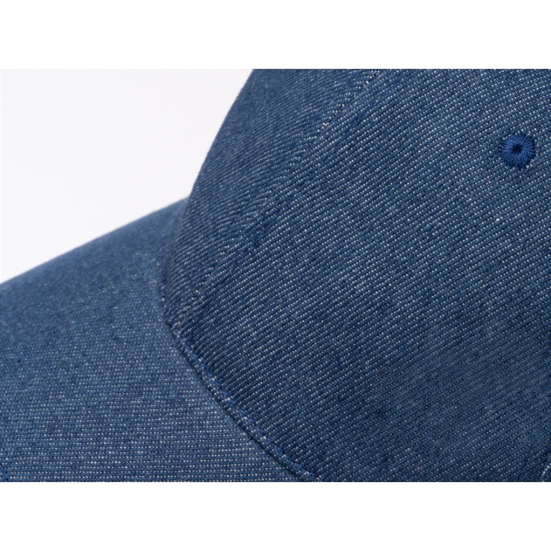 Бейсболка 6 панельная ISBUD из переработанной джинсовой ткани