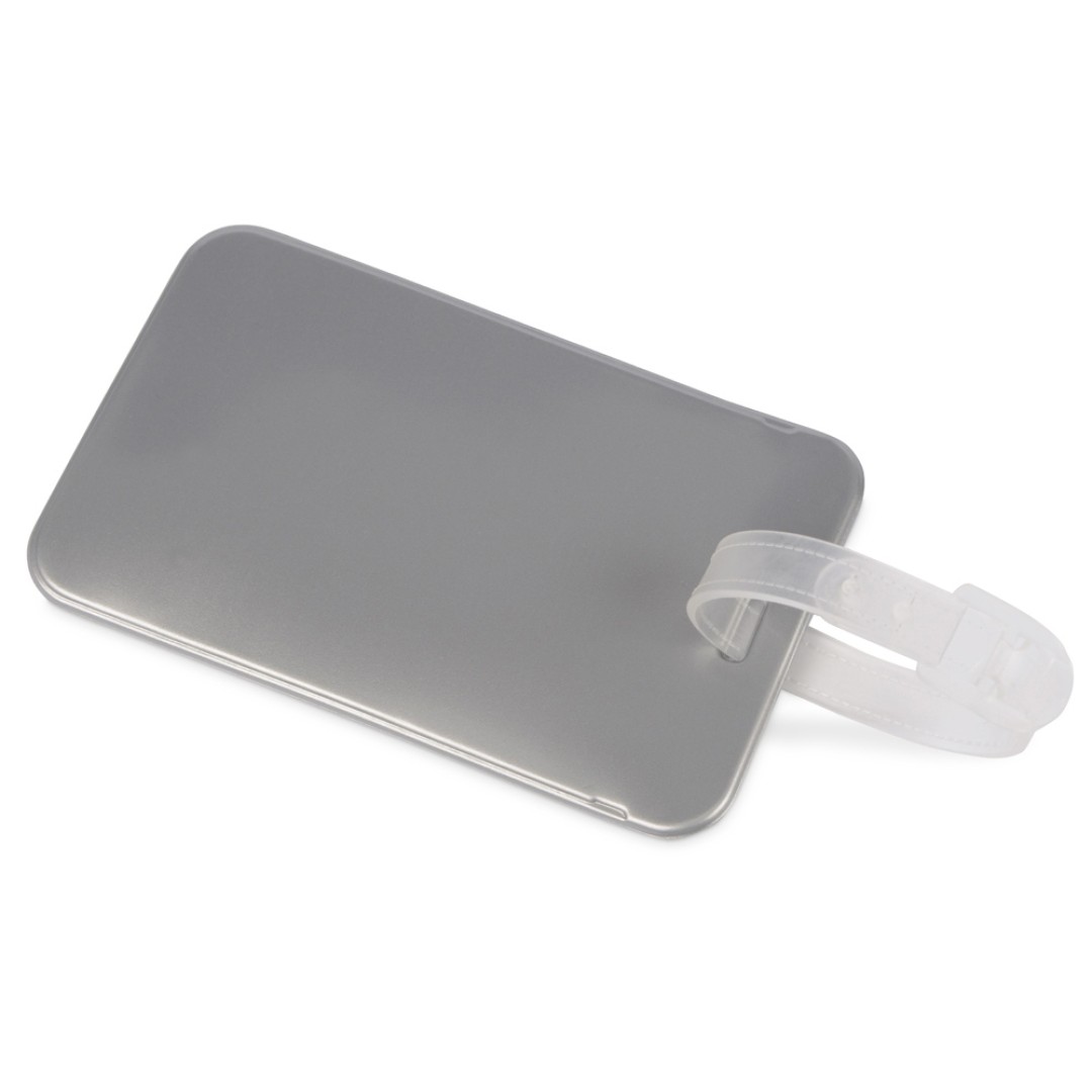 Бирка для багажа "Voyage" 2.0, серебристый