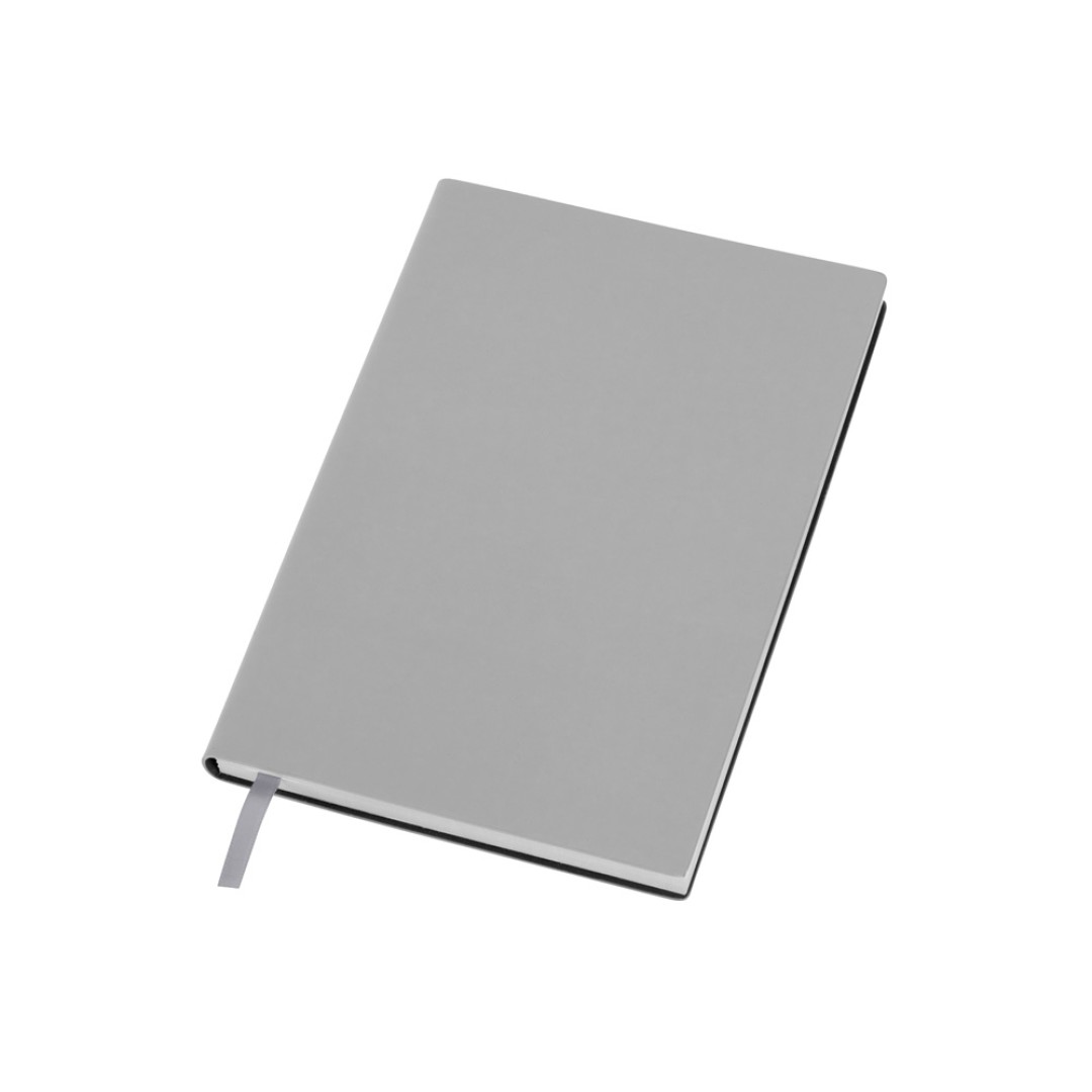 Подарочный набор c блокнотом С1, ручкой и повербанком 5000 mAh,  серый