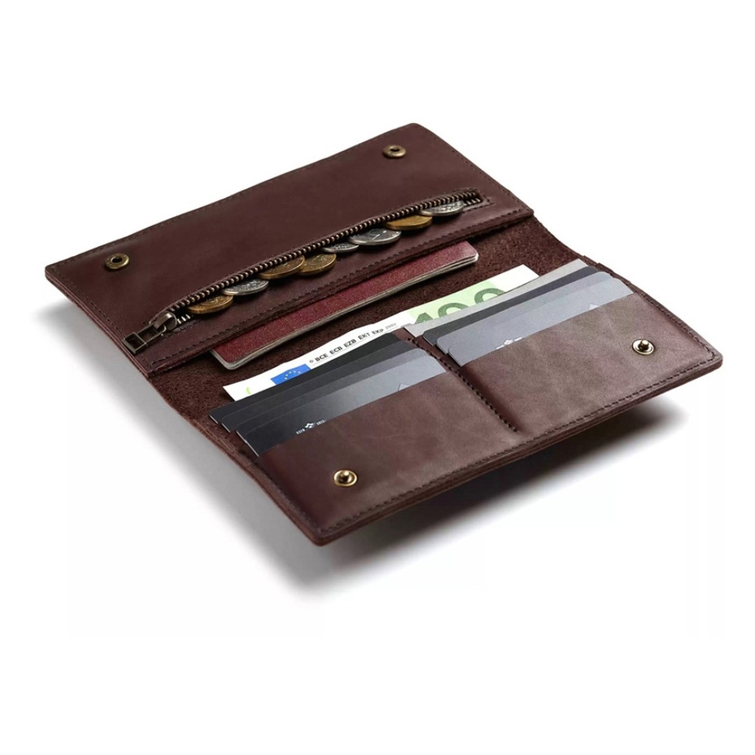 Бумажник Денмарк, коричневый