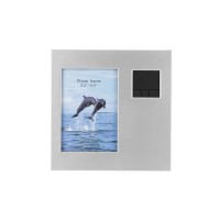 Часы "Рамка", серебристый