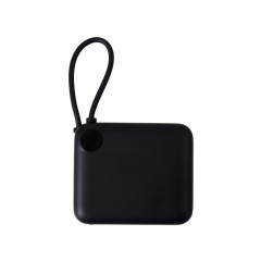 Внешний аккумулятор со встроенным кабелем «Liri», QC/PD, 10000 мАч, черный