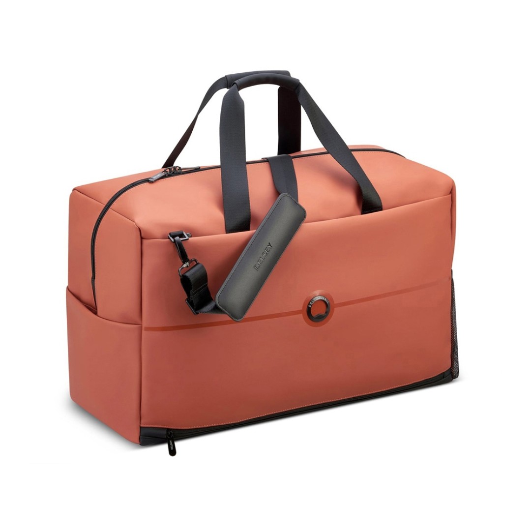 Сумка дорожная DELSEY, TURENNE, 46л, красно-коричневый