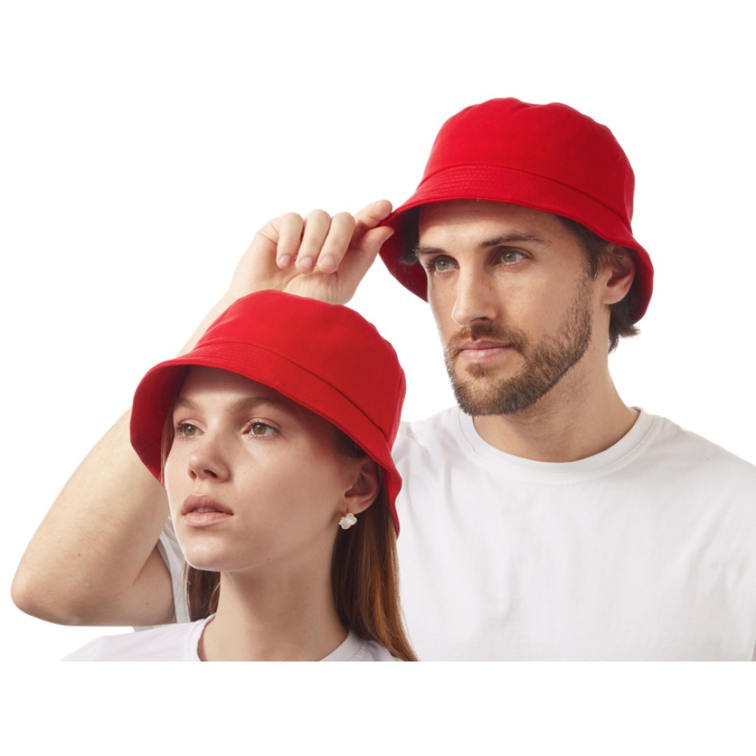 Панама «Manila», унисекс, красный