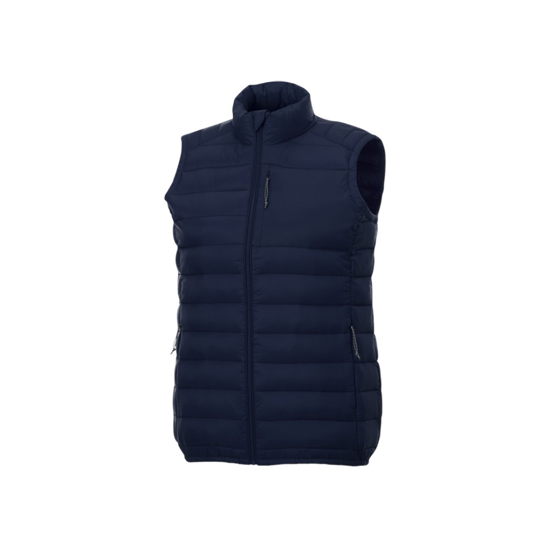 Женский утепленный жилет Pallas  из переработанных материалов по стандарту GRS - Темно - синий