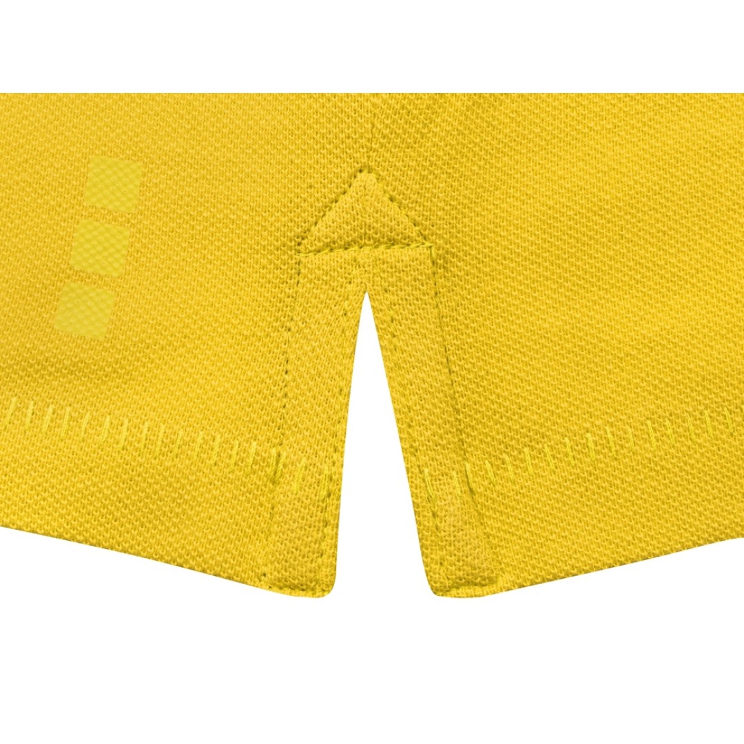 Calgary женская футболка-поло с коротким рукавом, желтый