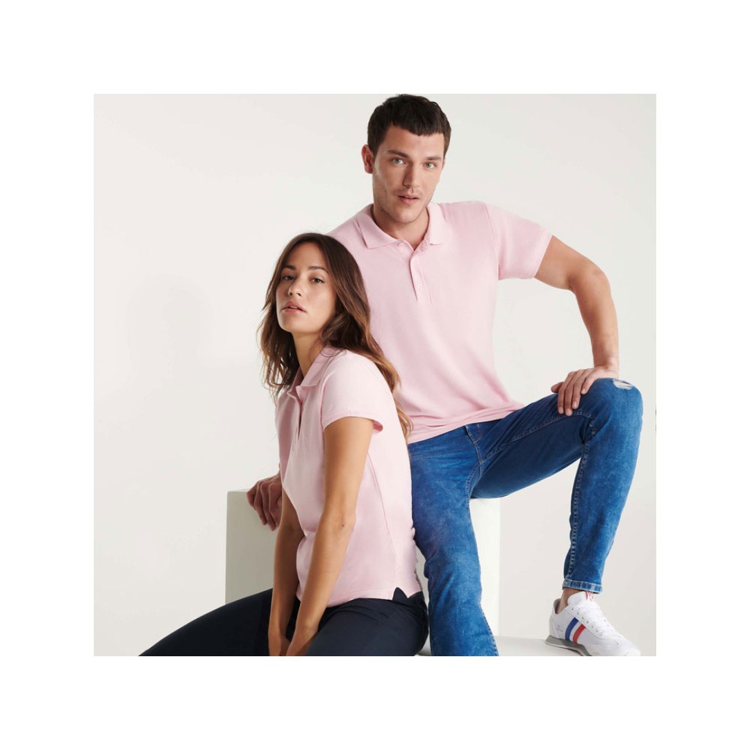Рубашка поло "Star" женская, светло-розовый