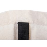 Сумка Fixy из переработанного хлопка с фиксирующей эластичной лентой, натуральный