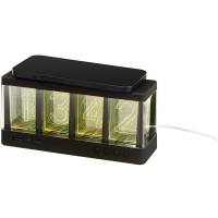 Часы с беспроводной зарядкой "Cyber", 10 Вт (Р)