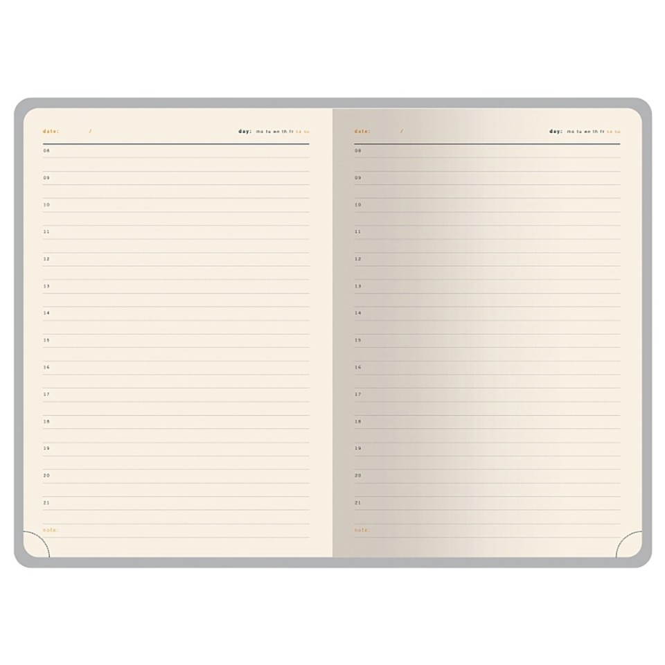 Ежедневник недатированный А5 "Parliament", красный