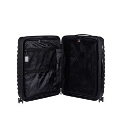 Чемодан Eberhart Dune средний М полипропилен черный 46D-009-424