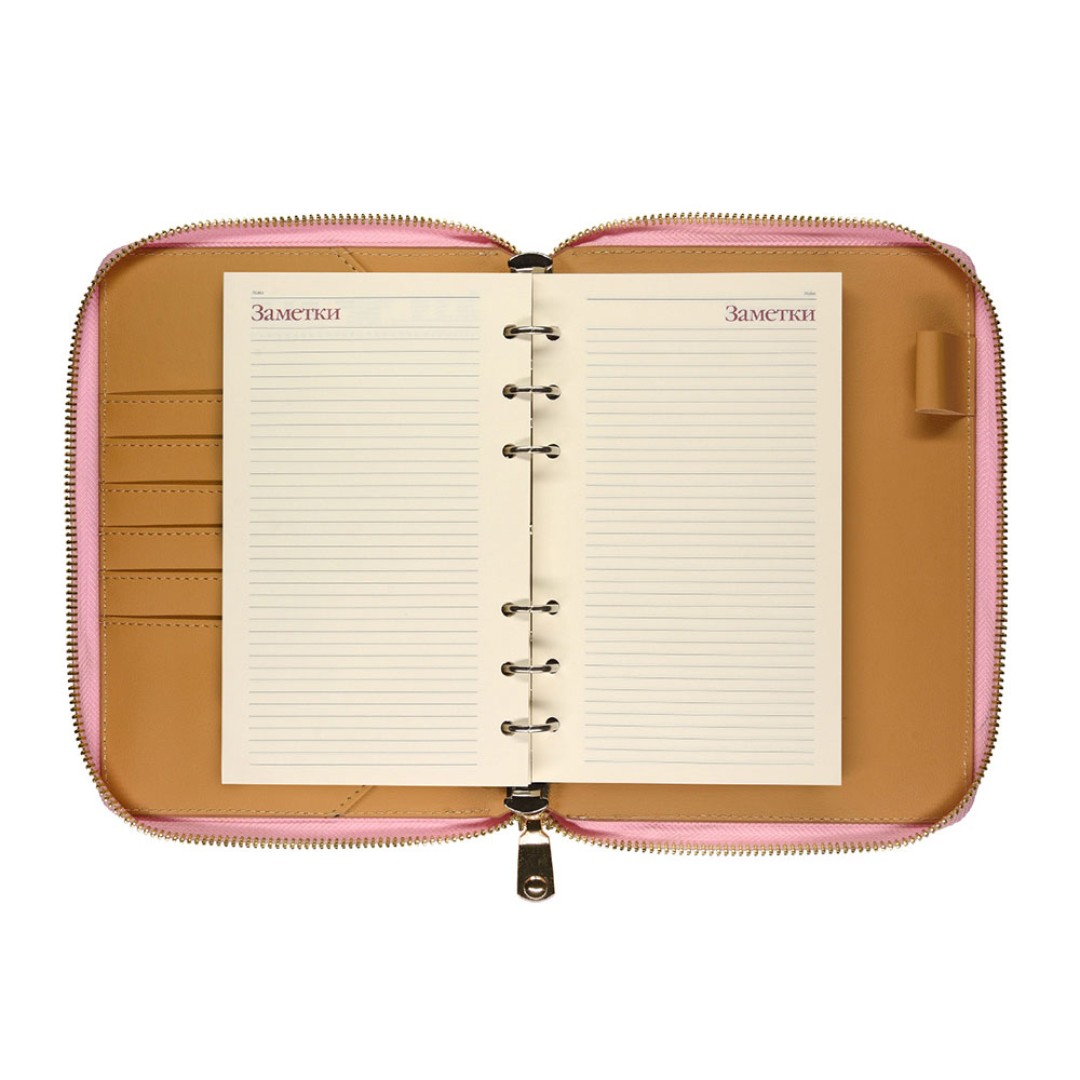 ЕЖЕДНЕВНИК недатированный А5- "RIVIERA. ZEFIR" (РОЗОВЫЙ ЗЕФИР) (Р)
