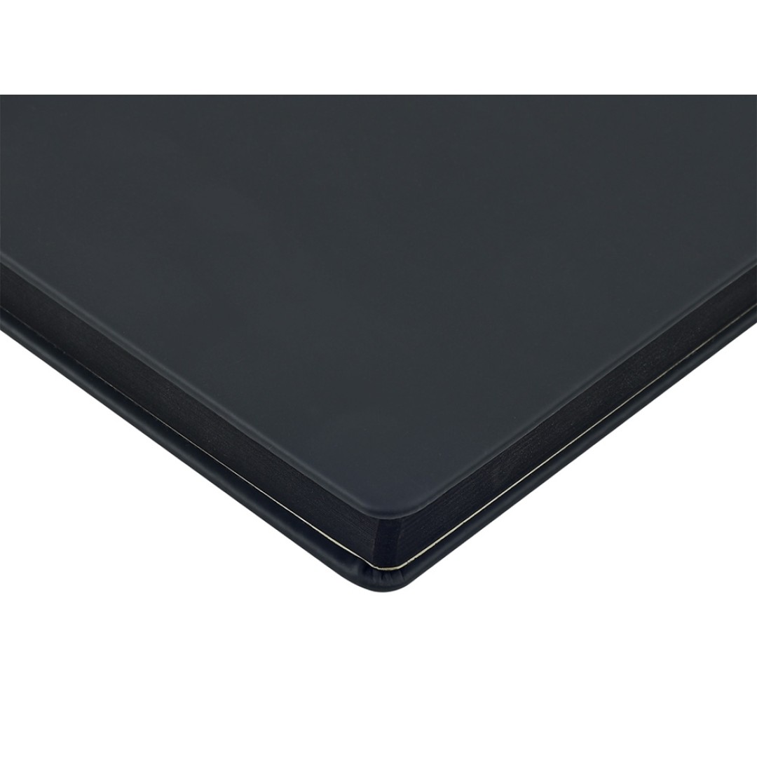 Ежедневник А5 "Megapolis Color New" soft-touch, черный