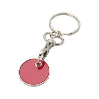 Rory брелок для ключей с монетой для тележки, красный