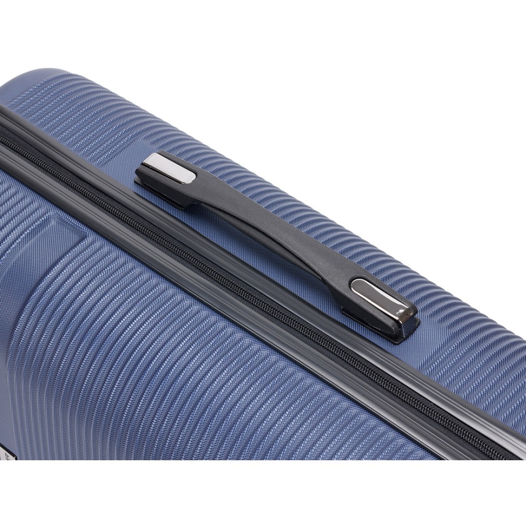 Чемодан TORBER Onego, синий, ABS-пластик, 59,5 х 39,5 х 24 см, 46 л