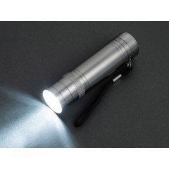 Фонарь с открывалкой "Yok", серебристый (P)