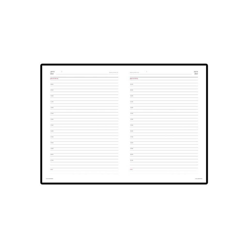 Ежедневник недатированный А5 «Velvet», фуксия