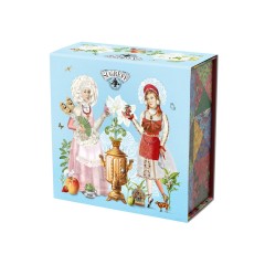 Подарочный набор c купажами чая "Цветущий сад" в подарочной упаковке