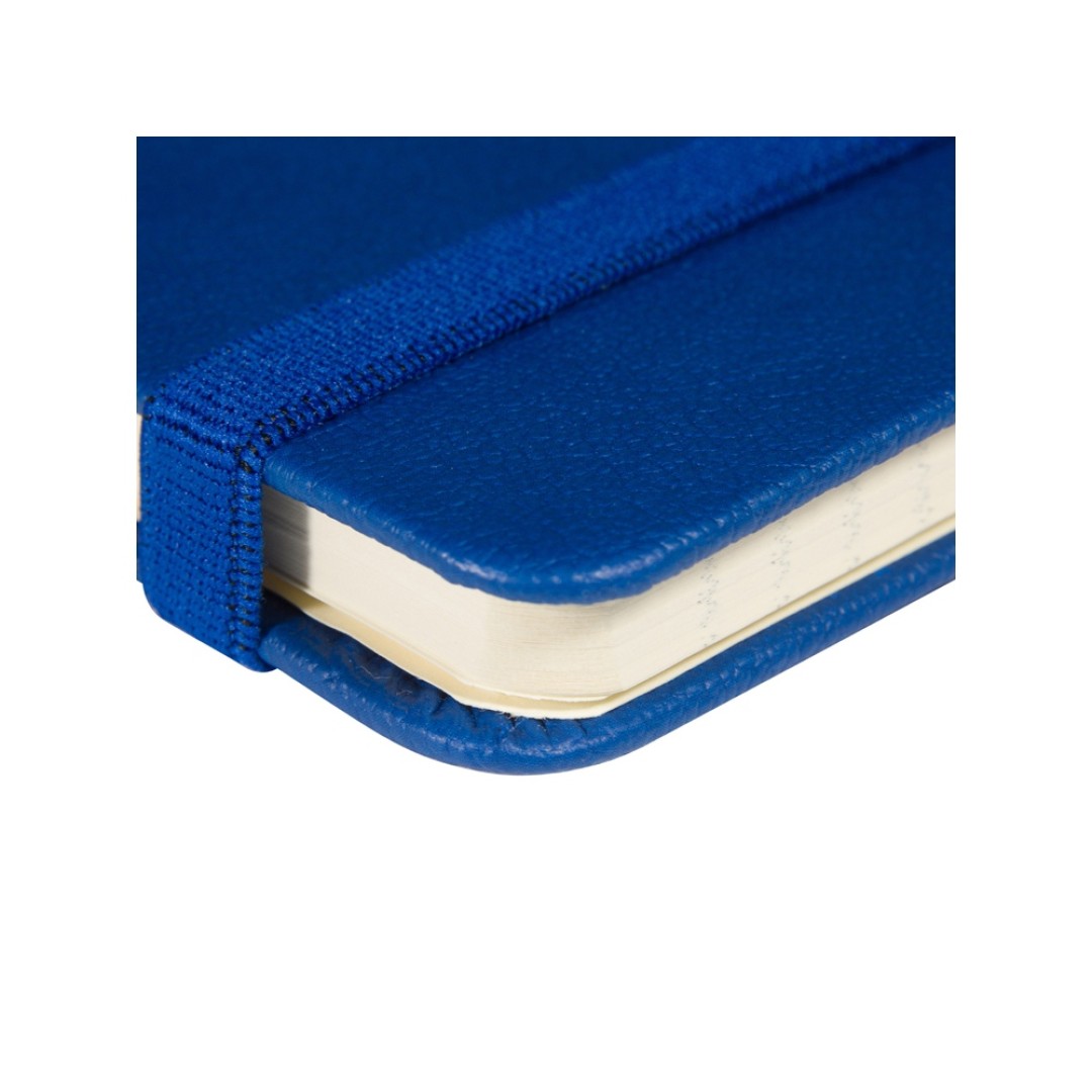 Блокнот А5  "City" на резинке, синий