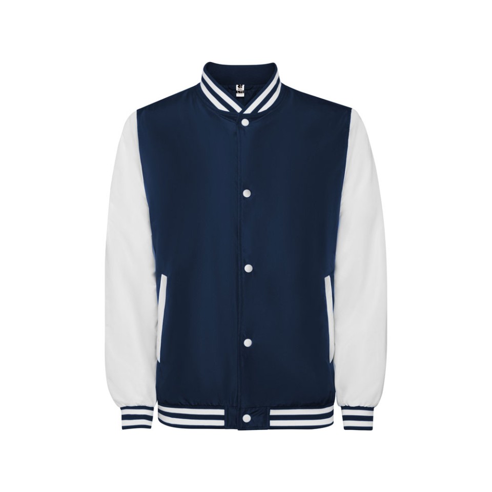 Бомбер утепленный «California» унисекс, синий нэйви/белый