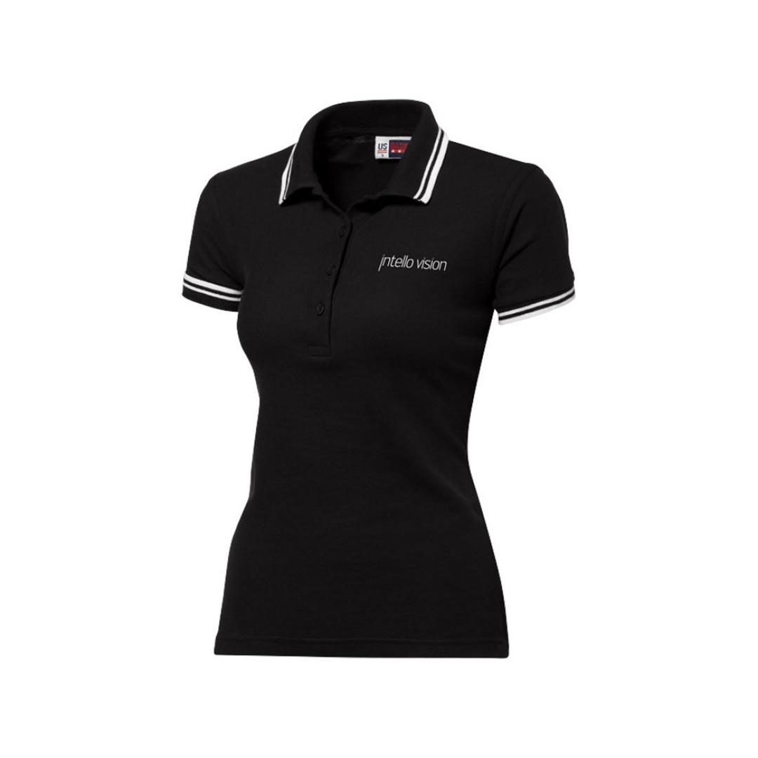 Рубашка поло "Erie" женская, черный