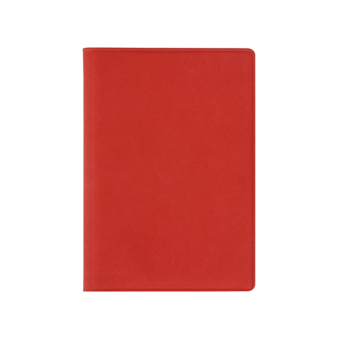 Обложка для паспорта с RFID защитой отделений для пластиковых карт "Favor", красная/серая