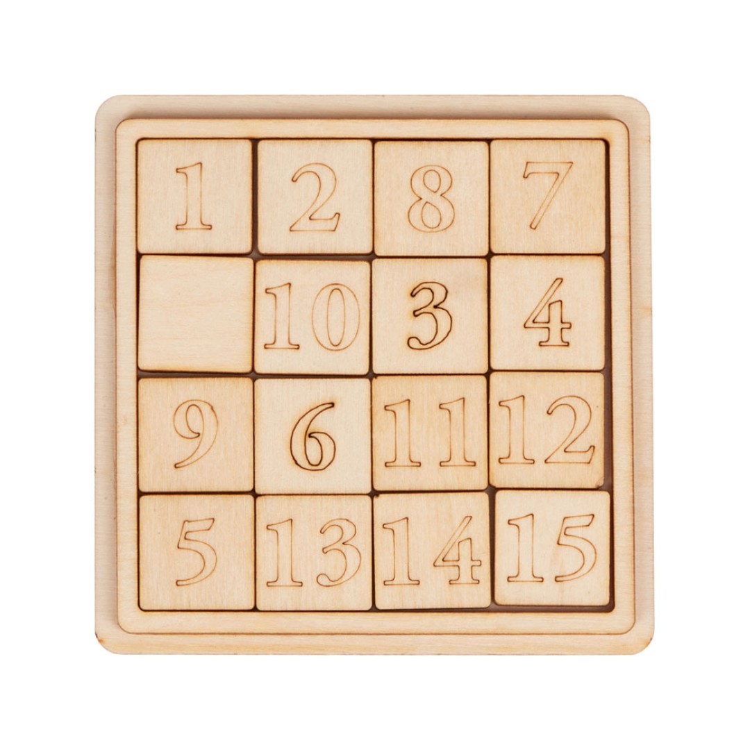 Деревянная головоломка "Пятнашки"