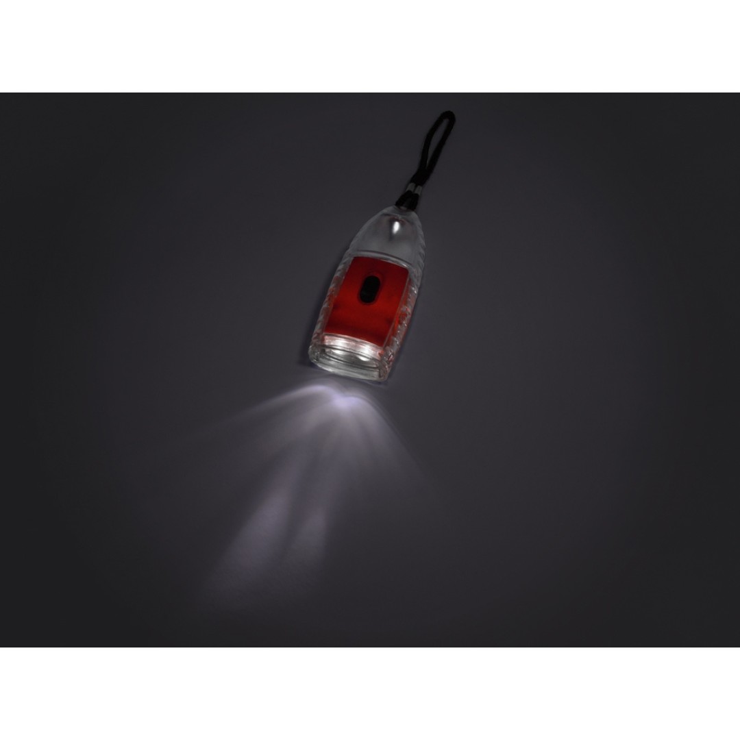 Фонарь «Обелиск», красный/прозрачный (Р)