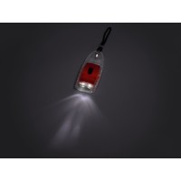 Фонарь «Обелиск», красный/прозрачный (Р)