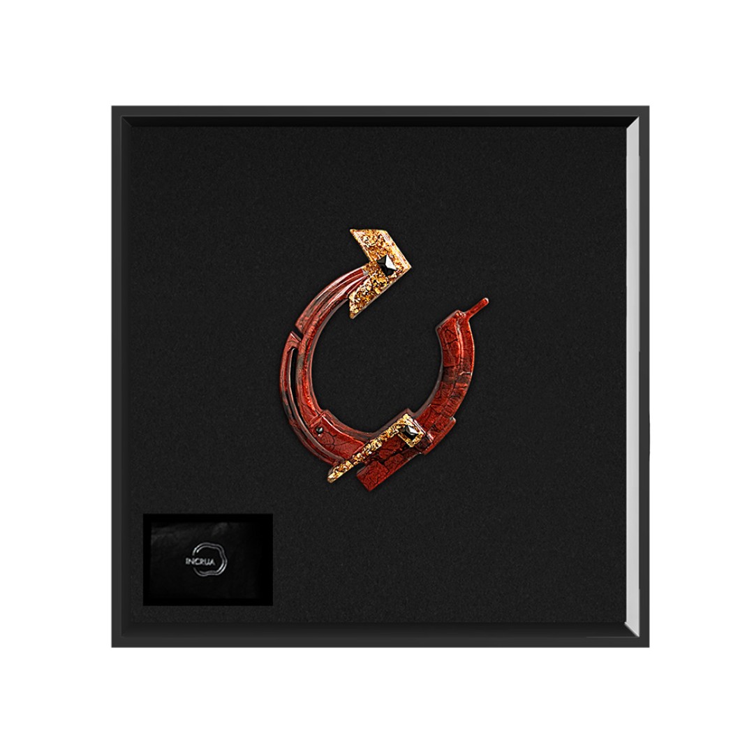 Елочные игрушки (Подкова).Символы года Гранат