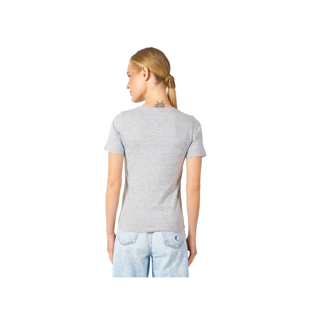 Футболка "Heavy Super Club" женская, серый меланж