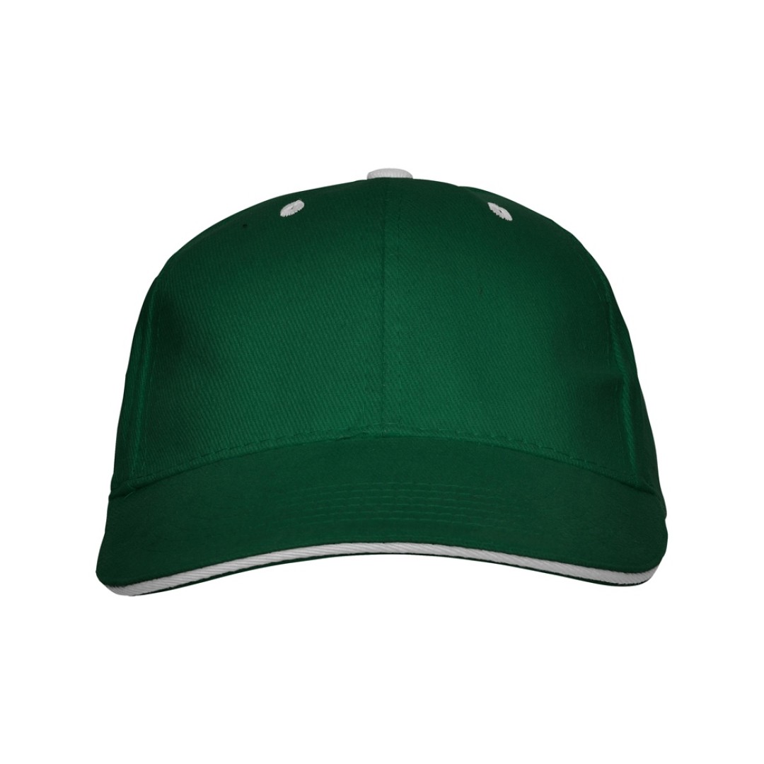 Бейсболка "Panel" унисекс, бутылочный зеленый