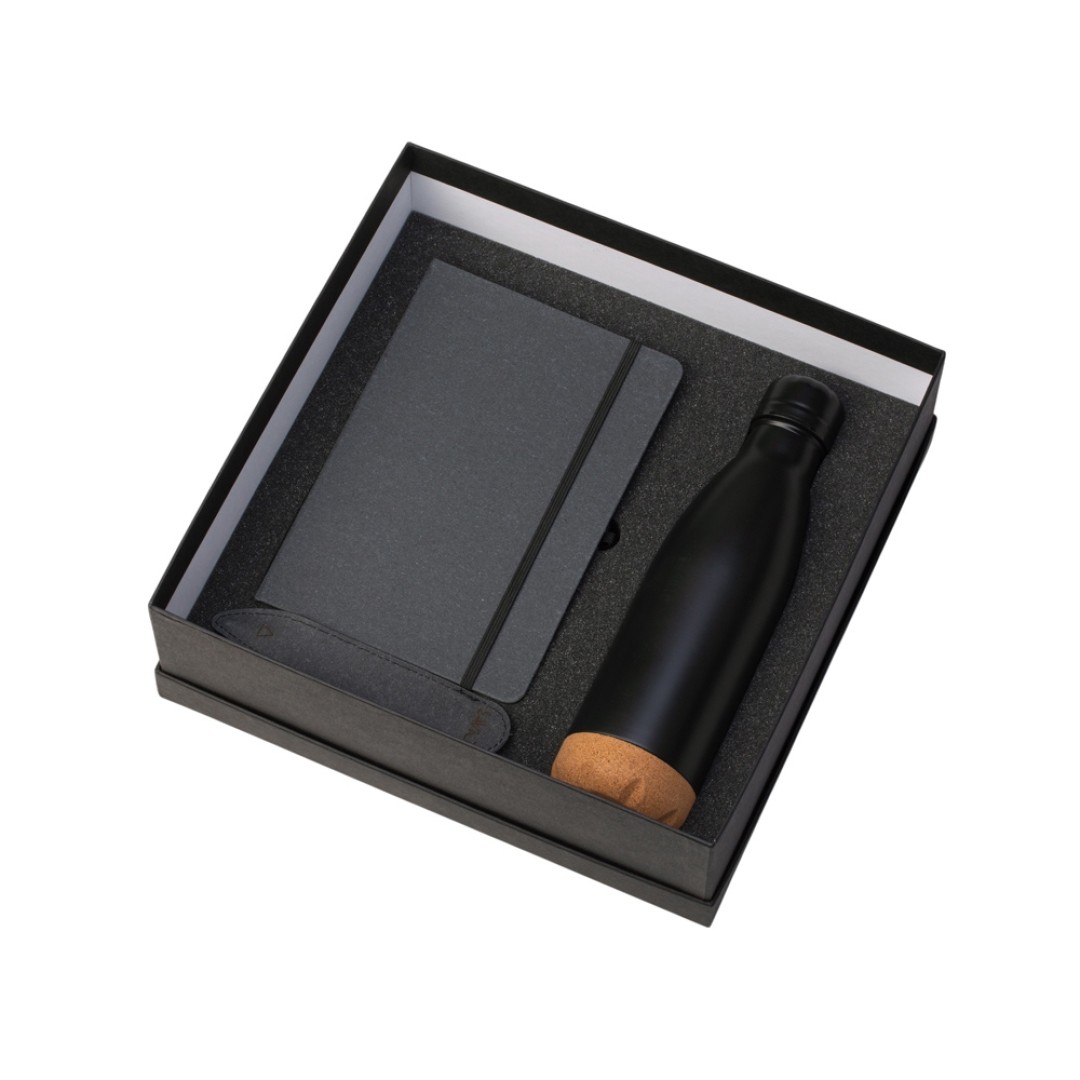 Подарочный набор "Venera Corn", серый/черный